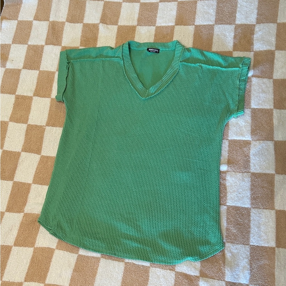 HEIMISH USA Green Knit Top